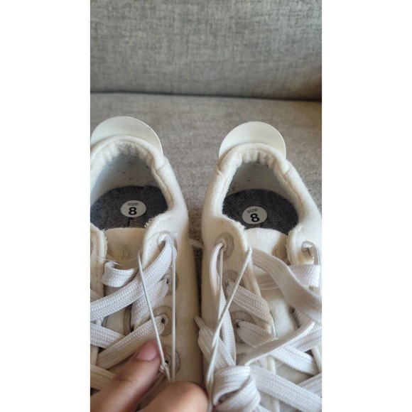 Allbirds Women's Wool Pipers Sneakers White US Womens‎ SIZE 8 Shoe - Picture 8 of 12